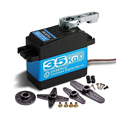 35KG high Torque Coreless Motor servo Metal Gear Digital Blue/35kg 270 Degree