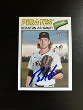 Braxton Ashcraft Signed 2026 Topps Heritage Card Pittsburgh Pirates #134 Auto