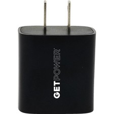 GetPower Power Delivery AC USB Adapter, Black CWP-2USBACPD GetPower CWP-2USBACPD