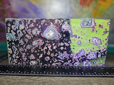 Genuine Redmond WA Graffiti Fordite Thick Slab City Agate For Blanks/Cabbing BAF