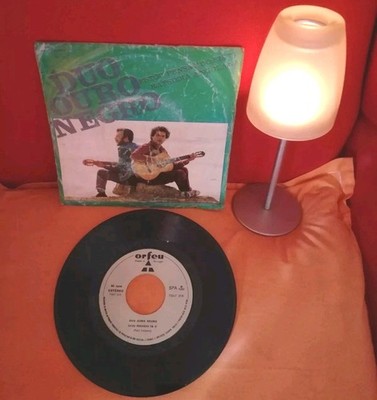 Duo Ouro Negro Estou Pensando Em Ti Vinyl Single Record 7'' 45 RPM PT 1982 Accept