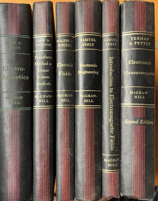 McGraw-Hill Electrical and Electronic Engineering Series Lot 6 HC  Books
