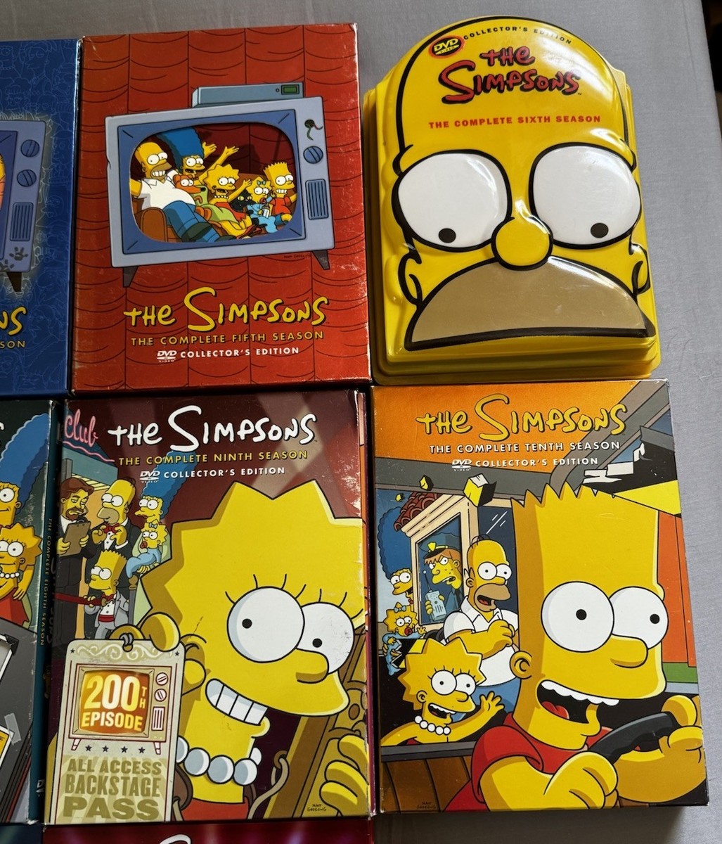 The Simpsons DVD 10 Seasons 3-12 Boxed Sets & Collectors Edition