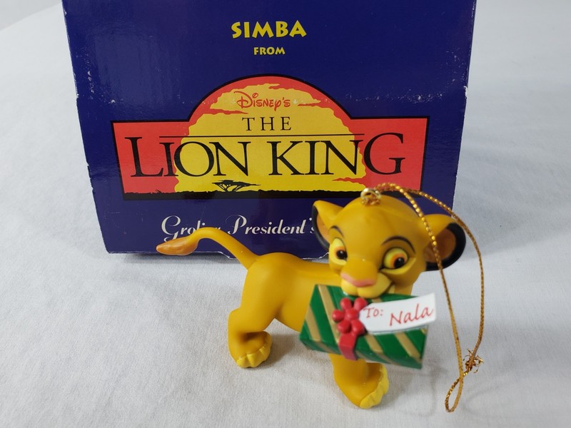 Vtg. Disney Grolier President's Edition Simba Ornament 35600-983 No Certificate