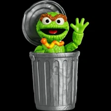 Oscar the Grouch from Sesame Street Blokees Mini Model Kit 5" Scale