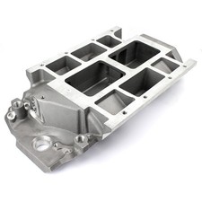 Chevy Bbc 454 6-71 8-71 Supercharger Aluminum Intake Manifold Satin