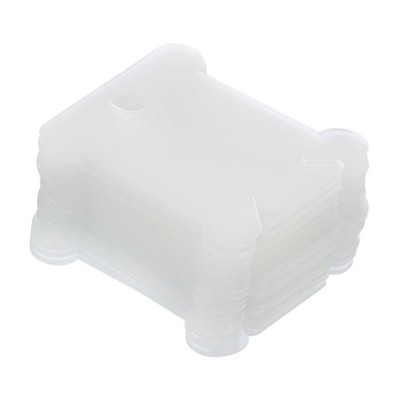 100Pack Plastik Garnspule Floss Bobbins Nähen Gewinde Brett Klar