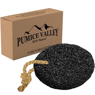 Pumice Stone - Natural Earth Lava Black - Callus/Corn Remover for Feet Heels ...