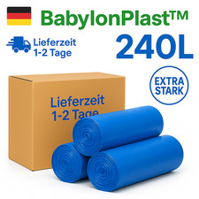 M&uuml;lls&auml;cke M&uuml;llbeutel M&uuml;llt&uuml;ten 240L Extra Stark Rei&szlig;fest Abfalls&auml;cke Bestpreis