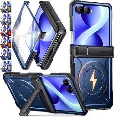 Poetic Spartan Case For Samsung Galaxy Z Flip 8 / 7 With Kickstand Hybrid Cover