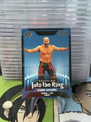 SR-2 CLAUDIO CASTAGNOLI 2023 Upper Deck AEW STEPPING INTO THE RING