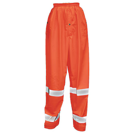 Tingley P56029.4X.01 Hi-Visibility Rain Pants, Polyurethane, 32 In Inseam,