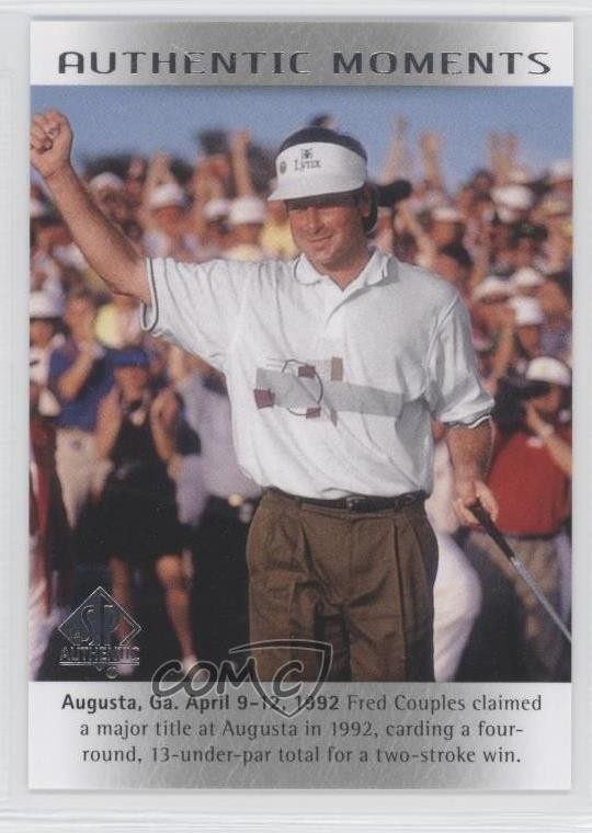 2014 SP Authentic Authentic Moments Fred Couples #58 0w8