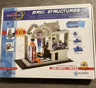 Elenco SC-BRIC1 Snap Circuits Bric Structures Electronics Kit--Open box
