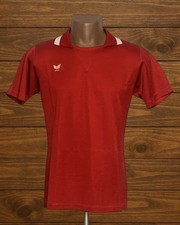 Vintage Erima #11 Football Shirt Red White Size M Made in West Germany