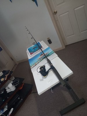 Spinning Fishing Rod Zebco Prostaff 6' Med 6-12lb And Reel 13 Source R