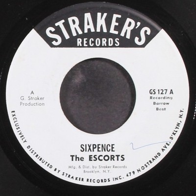 ESCORTS: sixpence / loving feeling STRAKER'S 7'' Single 45 RPM