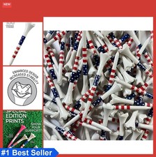 Plastic Golf Tees 100 Count 3 1/4 Inch Star Pattern Low Friction Performance