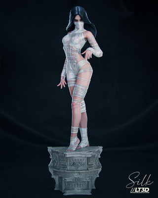 Silk - 1:4 - 1:6 - 1:9 - resin - Unpainted and Unassembled - pinup - anime