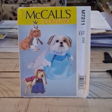 McCall's M7211 Pet Costume Pattern Adult Unisex One Size Sewing 2010s