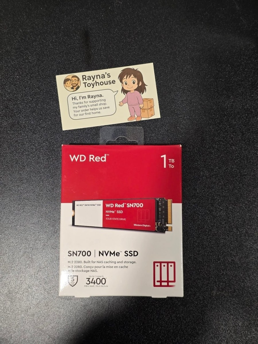 Western Digital WD Red SN700 1TB NVMe SSD M.2 2280 WDS100T1R0C NAS