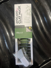 HILLOZZI Avocado Clay Face Mask Green - Deep Cleansing Moisturising 10x5g