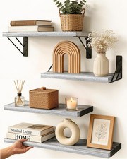 Wall Shelves for Bedroom Decor, Floating Shelves for Living Room Kitchen Storage