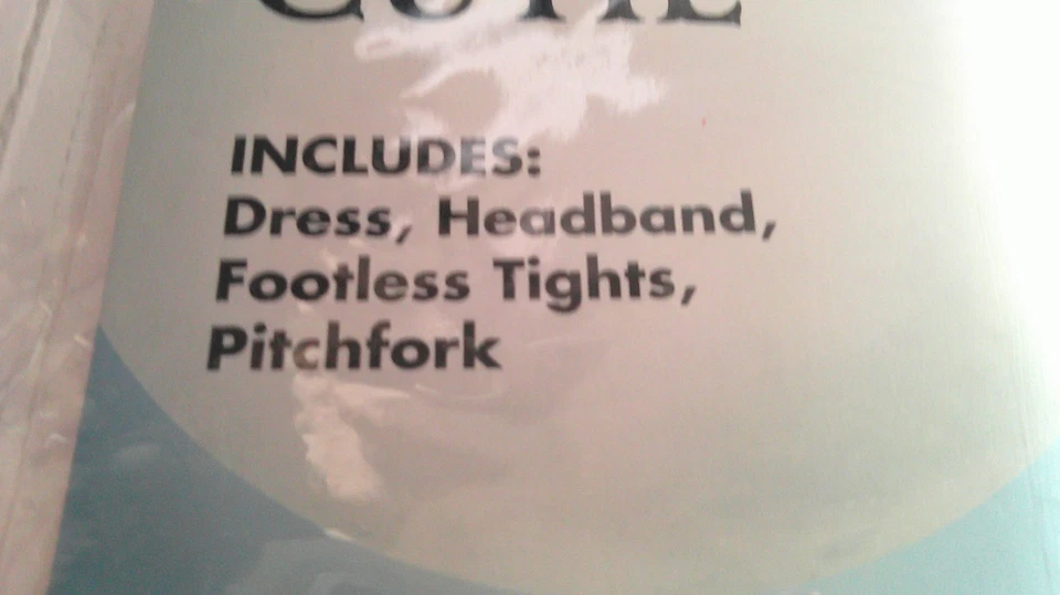 Disfraz Devil Cutie Niña Talla 3T-4T Incluye Vestido, Diadema, Medias y Tenedor Foto 4 de 4