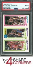 1980 TOPPS MAURICE CHEEKS RC-GEORGE GERVIN-JIM CHONES PSA 9