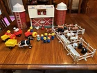 Vtg Fisher-Price Play Family Little People FARM Barn Silo Animals & Accessories