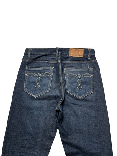 Double RL RRL Ralph Lauren Jeans Men Blue Slimfit Boot Japan Woven Selvedge - Picture 11 of 12