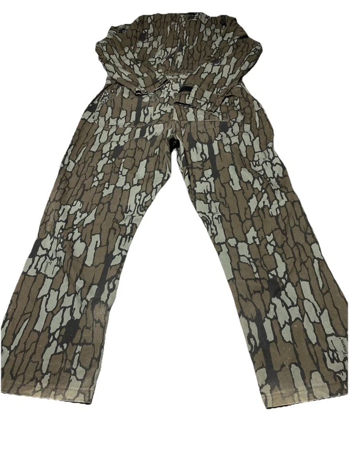 Walls Coveralls Mens Extra Large Tall Brown Camouflage Trebark Hunting XLT Vtg - Image 3 of 4
