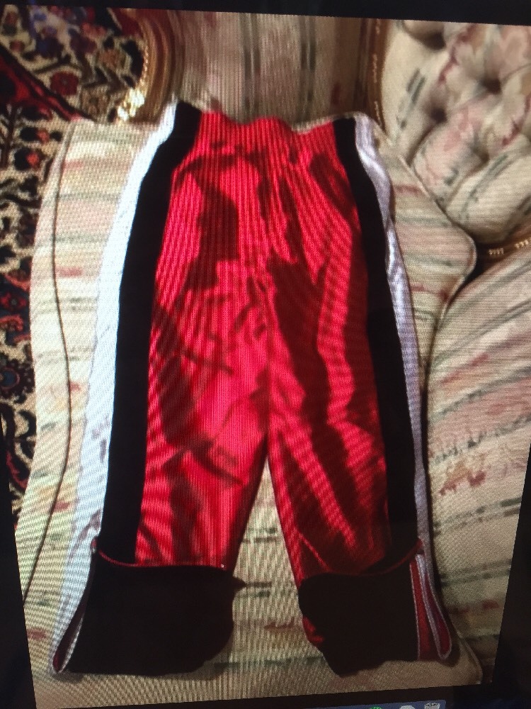 Pantalon De Survêtement Réversible Starter, Noir Et Rouge, Taille S, Garçon, Très Bon état
