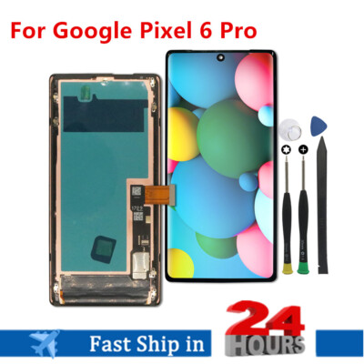 For Google Pixel 6 Pro LCD Display Touch Screen Digitizer Frame Replace OLED A++
