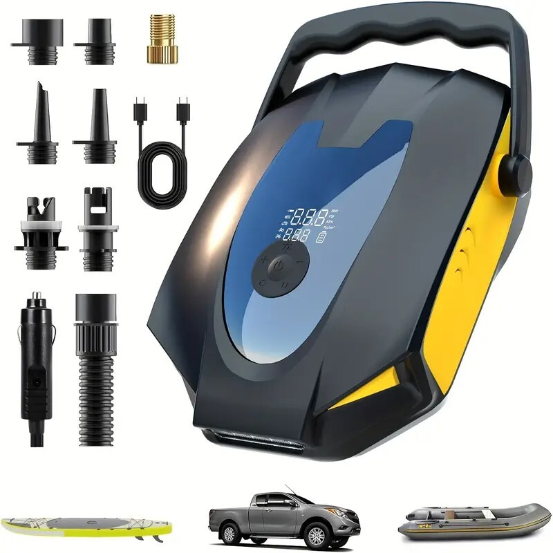 Pompe à air électrique portable FreeLionVon double pression 50PSI 7500mAh