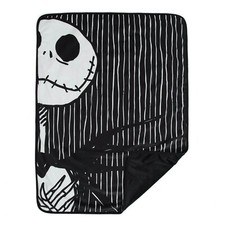 DISNEY NIGHTMARE BEFORE CHRISTMAS JACK STRIPE PET BLANKET NEW