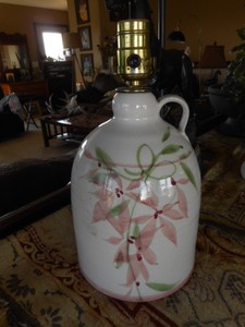 pink ginger jar lamp