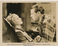 GARY COOPER ANNA STEN Original Vintage WEDDING NIGHT Samuel Goldwyn Studio Photo