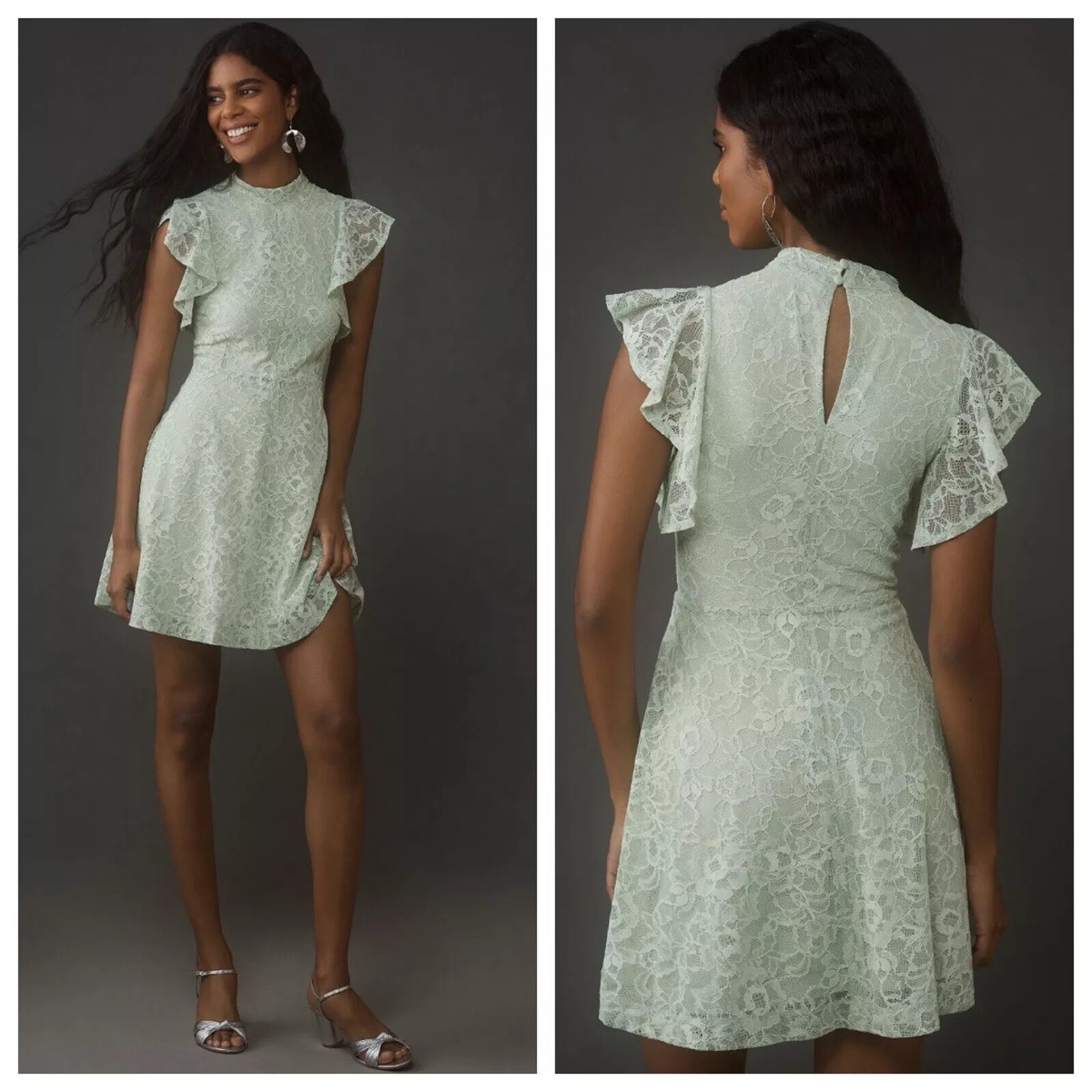 NWT Anthropologie Mauve Sleeveless Mock Neck Lace Dress XL Retail $158 | eBay NWT Anthropologie Mauve Sleeveless Mock Neck Lace Dress XL Retail $158 | eBay