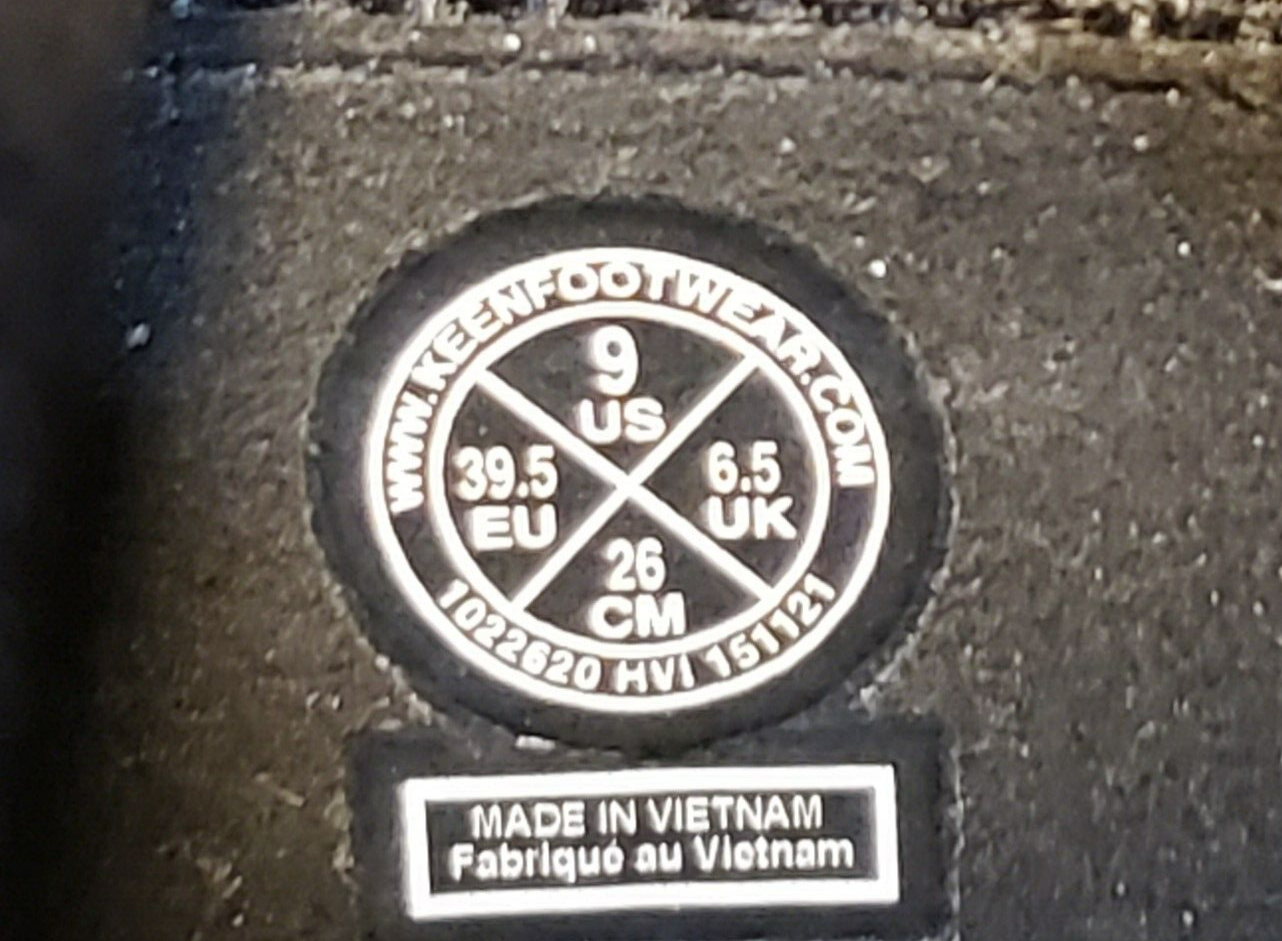 KEEN Sandali neri in nylon taglia 9 M