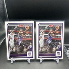 2023-24 Panini NBA Hoops  Davion Mitchell #182 Sacramento Kings Lot Of 2 Cards