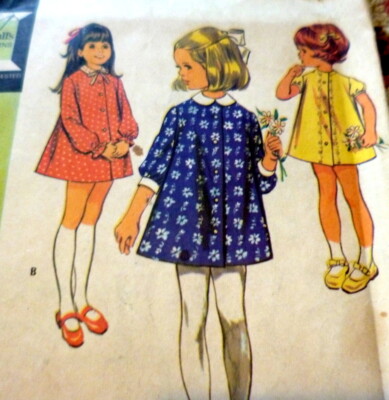 *LOVELY VTG 1960 s GIRLS DRESS McCALLS SEWING PATTERN
