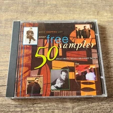 Your Free 50 Sampler CD Fred Hammond, Bob Carlisle, Silage, 4HIM, Music Shopping