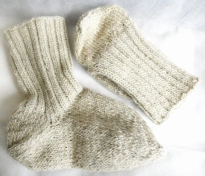 Herzegovina Made Unisex Handmade 100% Sheep Wool Thick Socks Size 41-43 UK 8-9