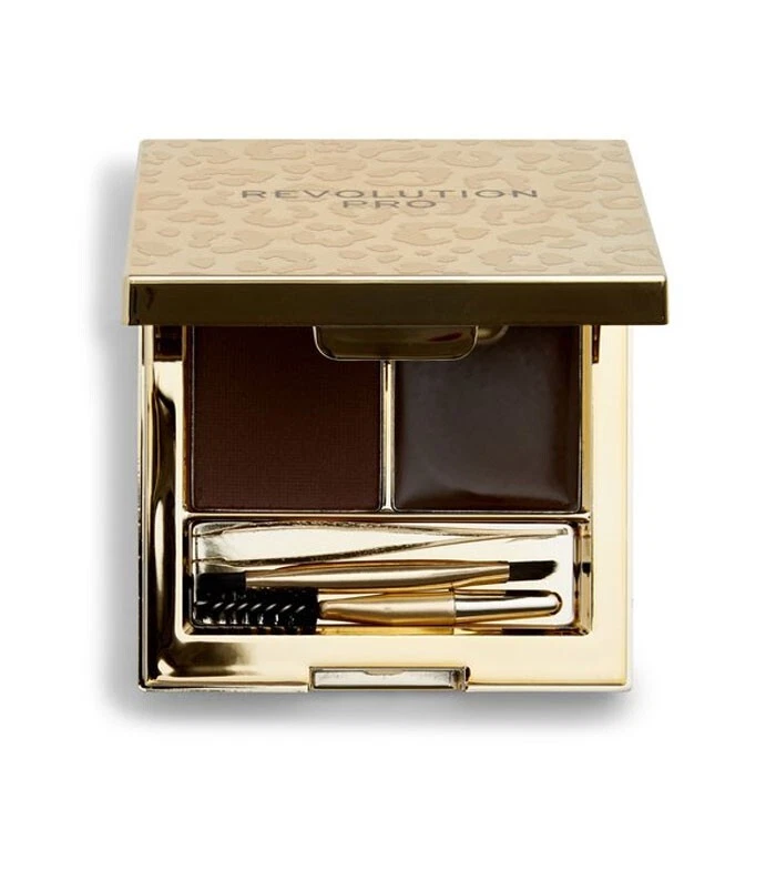 Revolution Pro Ultimate Brow Sculpt Kit 5 Piece On-The-Go Brow Kit Ebony Brown - Image 2 of 2