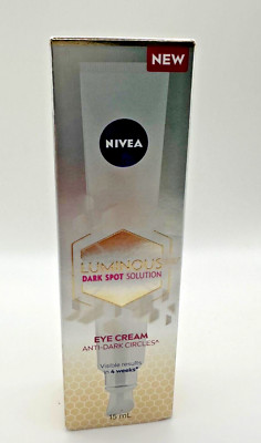 NEW! IN BOX! NIVEA Luminous 630 Dark-Spot Solution Eye Cream 15ml