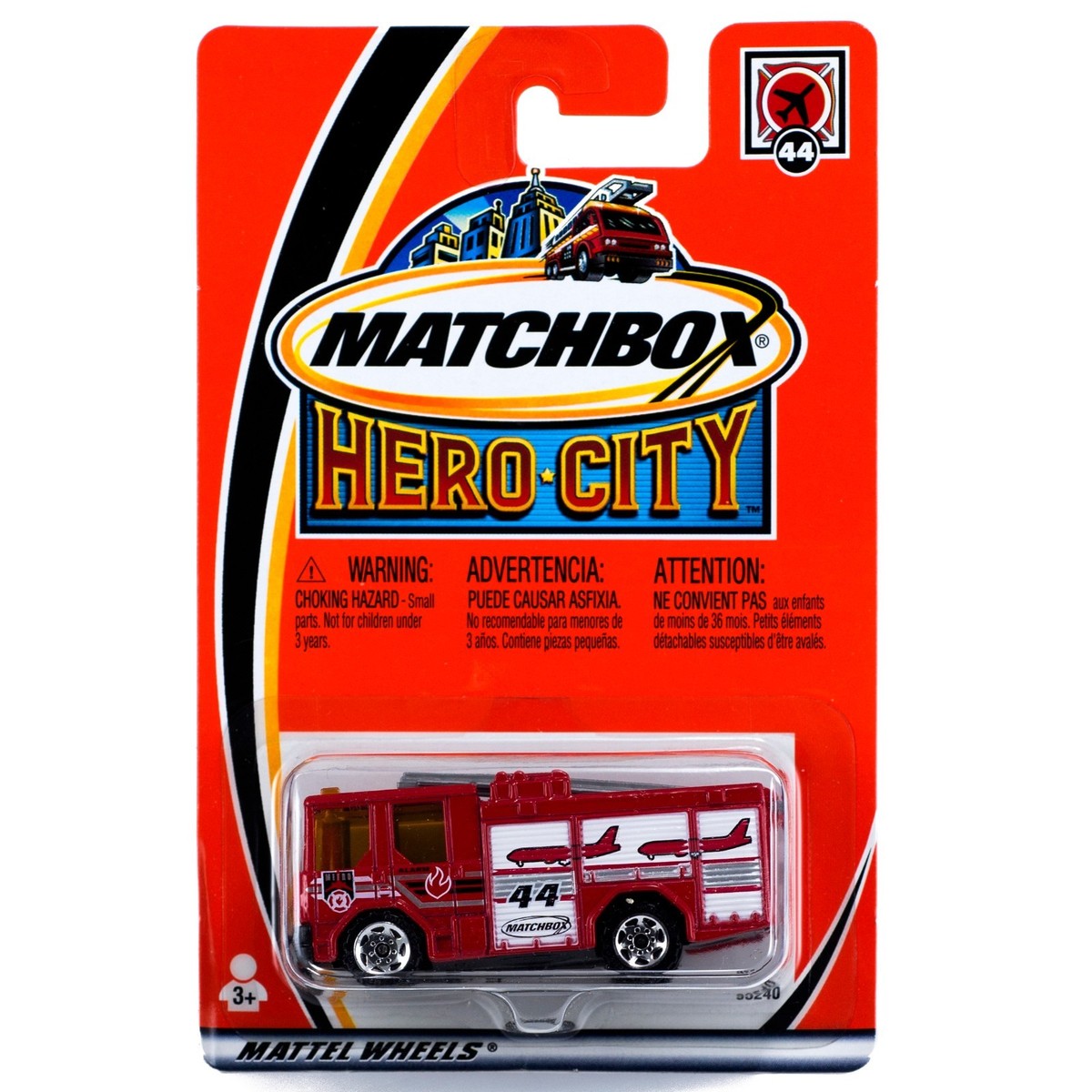Matchbox Hero City #44 Dennis Sabre Fire Truck Red 2002 New On