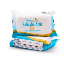 DermaHarmony 2 Salicylic Acid Bar Soap 4 oz 2 Bars