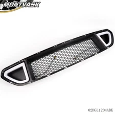 Fit For 2015 2016 2017 Ford Mustang Front Upper Mesh Grille W/ LED DRL Light