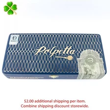 Polpetta Broadleaf Petit Puros Empty Wood Cigar Box 10.75" x 5" x 1.75"